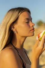 Пусеты Цветы