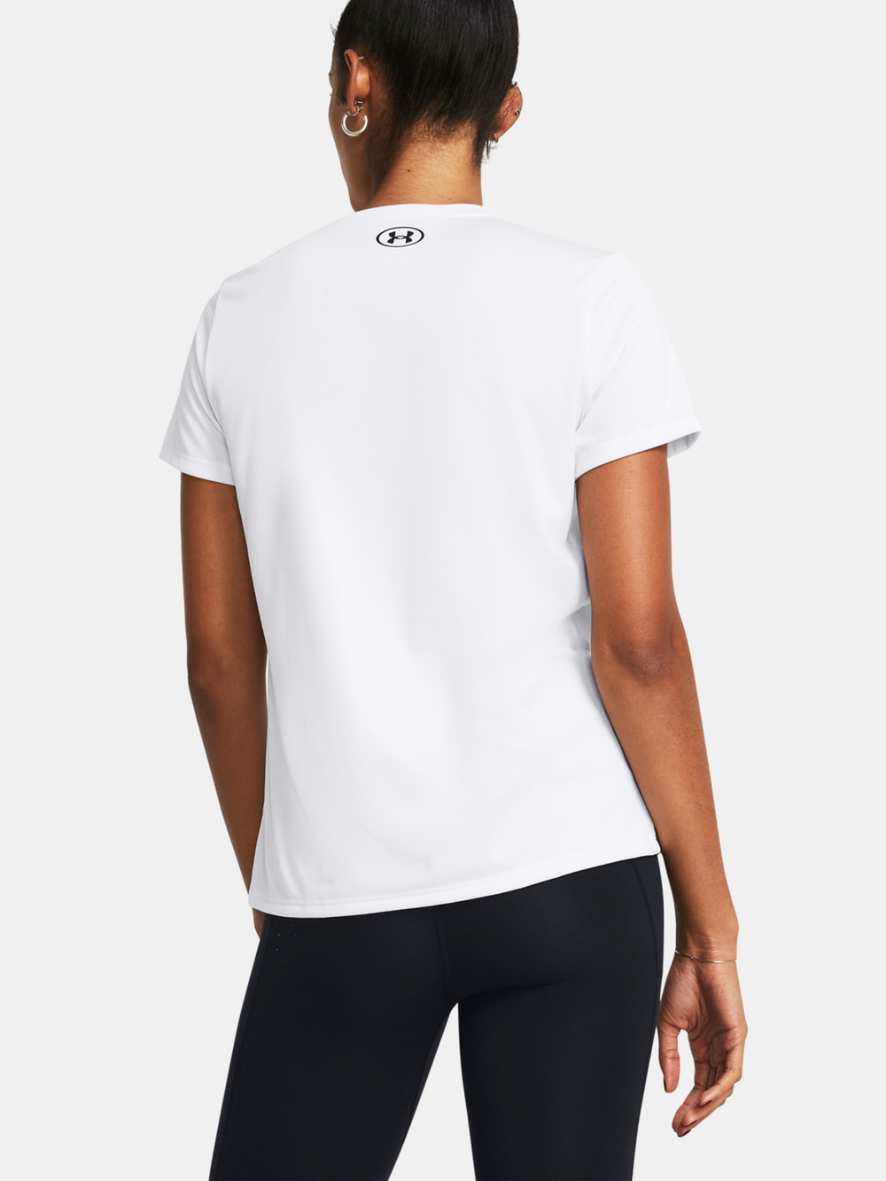 Футболка женская Under Armour Tech SSV- Solid-WHT