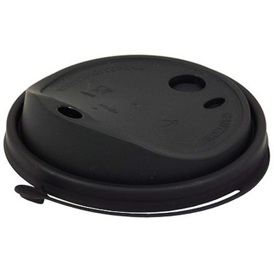 Крышка для стакана (d-90 мм) тип К с питейником черная ВЗЛП (50/1000 шт.) 3019ч