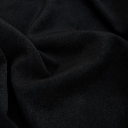 Ткань велюр черный Vintage col.58, Ш-140 см., Испания