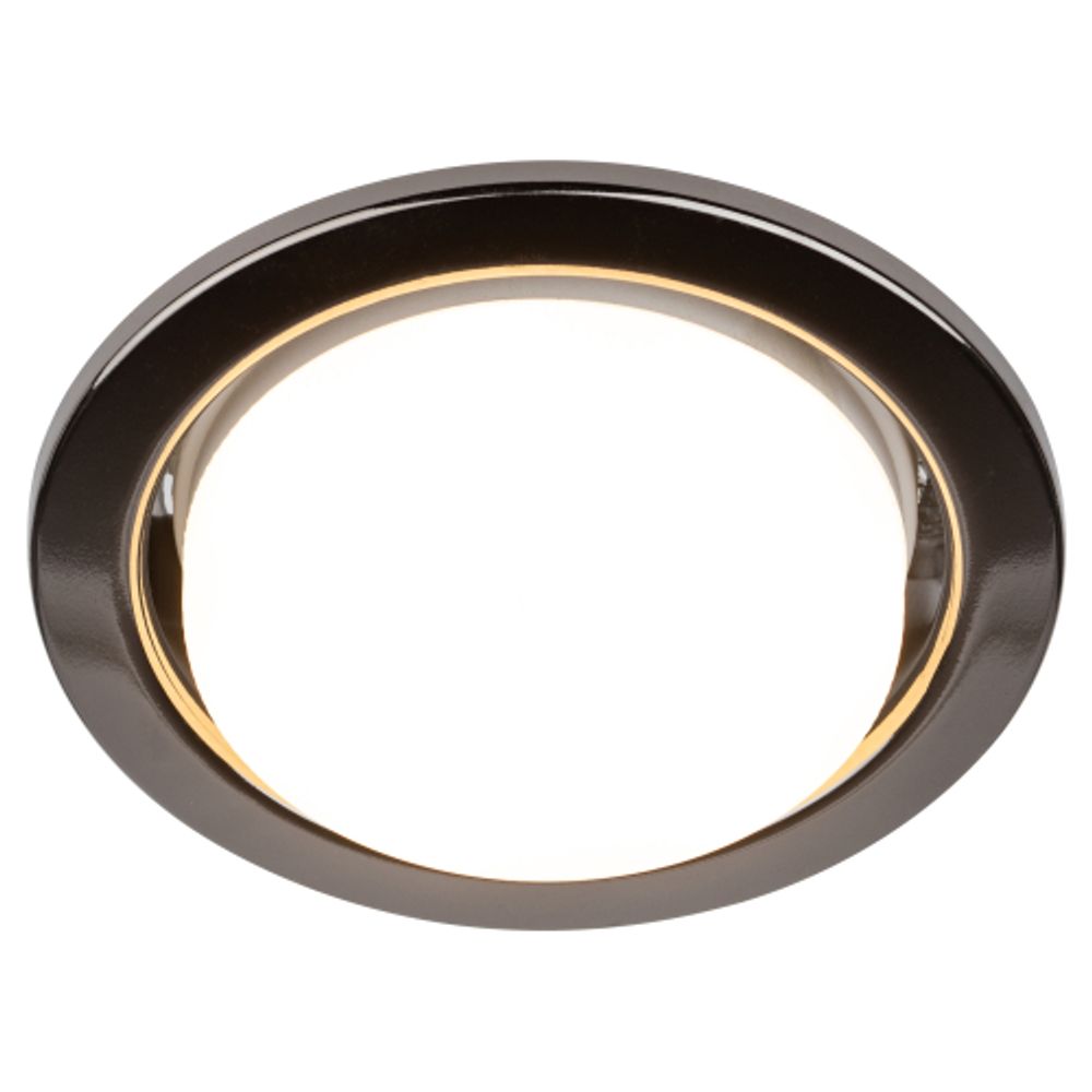 Светильник встраиваемый ЭРА KL35 BK /1 (к) под лампу GX53 черный термокольцо в комплекте