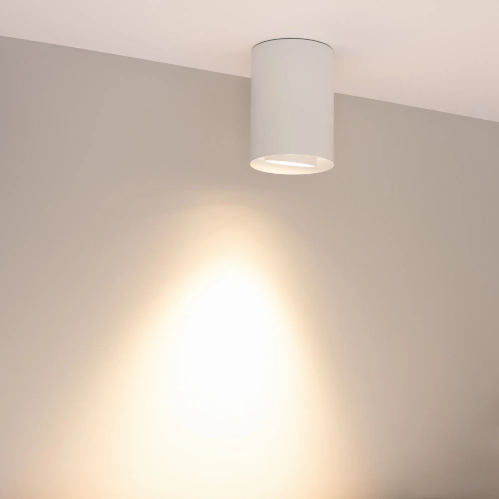 Светильник SP-FOCUS-R86-10W Warm3000 (WH, 50 deg, 230V) (Arlight, IP54 Металл, 5 лет) 054871