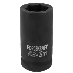 Головка ударная глубокая 3/4'', 27мм (6гр.) FORCEKRAFT FK-46510027