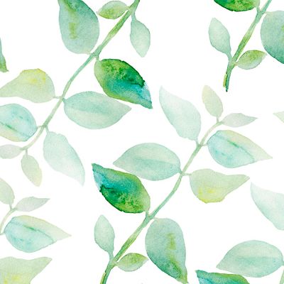 Акварельные листья