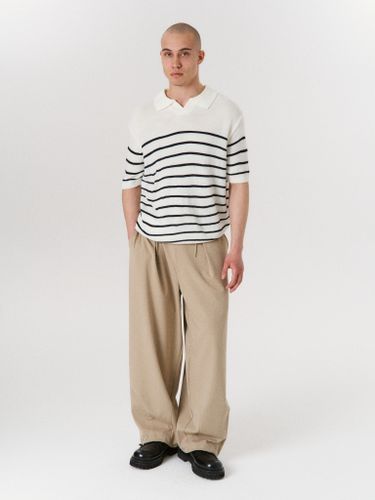 Бежевые широкие брюки 2s1studio