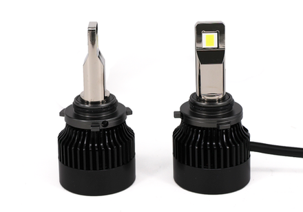 Светодиодные лампы HB4 (9006) Sariti K7 с обманкой, с вентилятором, 5300K, 12V, 56W (комплект, 2шт)