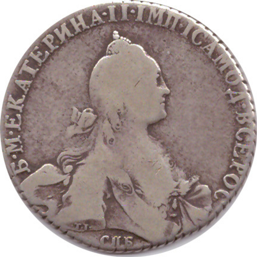 1 рубль 1769 г. СПБ СА. Екатерина II. F