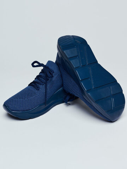 Кроссовки синие