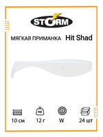 Мягкая приманка Hit Shad 03 /W/ 8см, 6гр.(42шт/уп) BULK