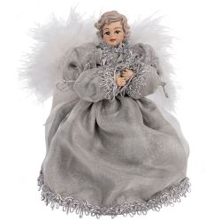 Елочное украшение Ангел Мерри Серебро