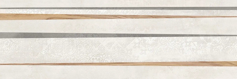 Настенная плитка Alma Ceramica TWU3090DKR14R Dakar 30x90 белая / серая / бежевая под бетон / под дерево / орнамент