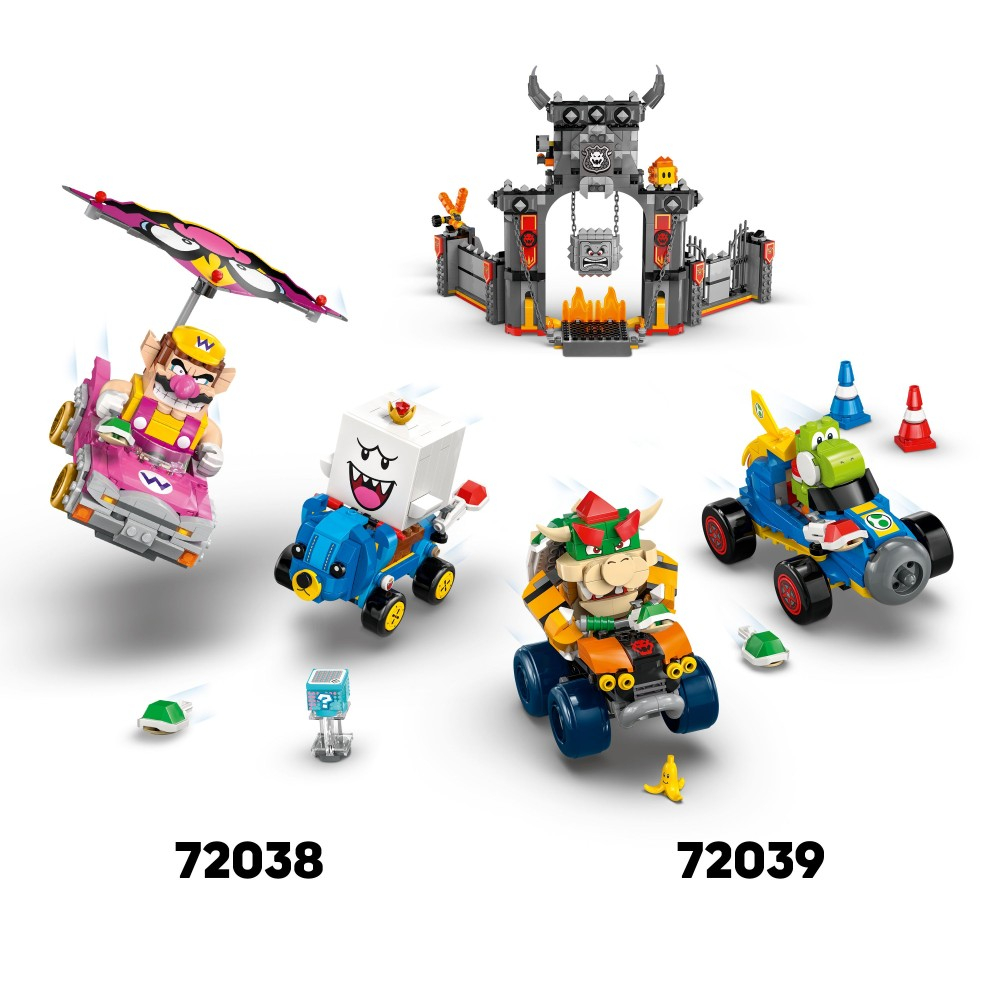 Конструктор LEGO Super Mario Mario Kart 72043 интерактивная фигурка Марио и стандартный карт — фото 21