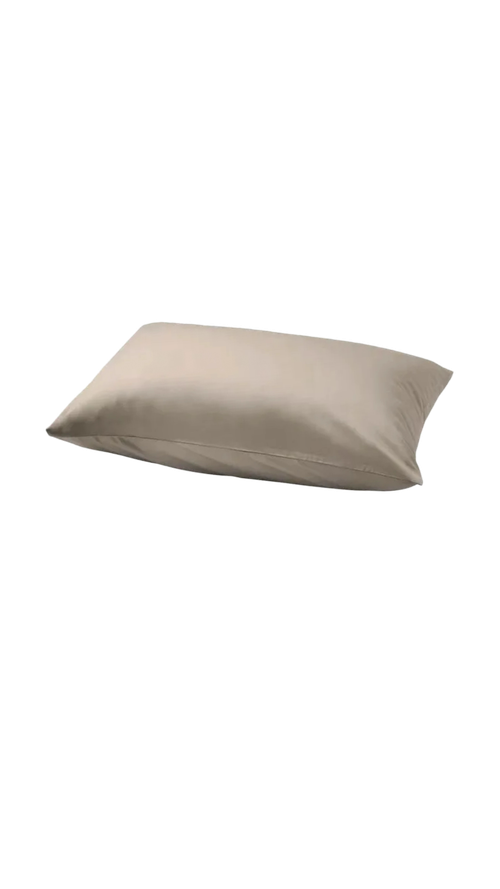 Наволочка из сатина 50х70 НАТЕСМИО | темно-бежевый