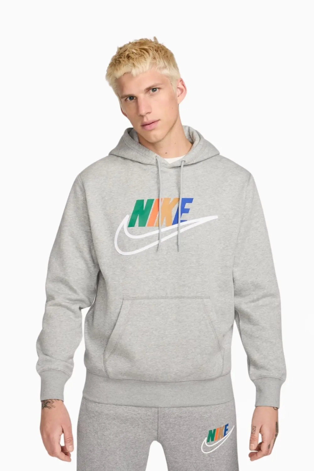Кофта Nike Club Fleece - серый
