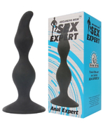 Втулка анальная черная Anal Expert 11 см