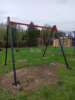 Монтаж уличных качелей Sv Sport