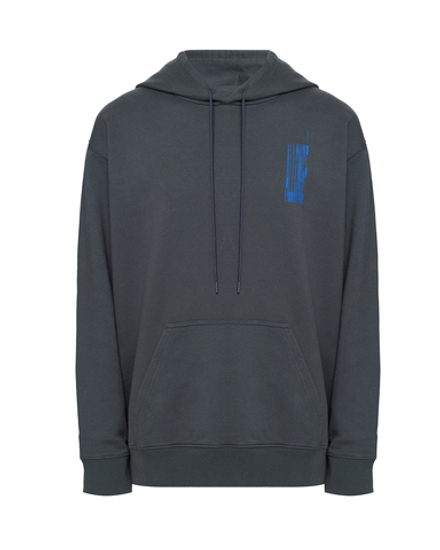 MM6 MAISON MARGIELA ХУДИ СЕРАЯ МУЖСКАЯ С ЛОГОТИПОМ БРЕНДА