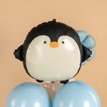 Шар (23''/58 см) Фигура, Пингвин, Сатин, 1 шт.