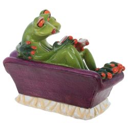 GAEM Фигурка декоративная "Лягушки на диване", L15 W8 H10 см
