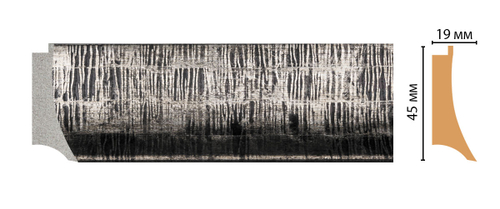 Багет Decomaster FM5-3 45*19*2850мм