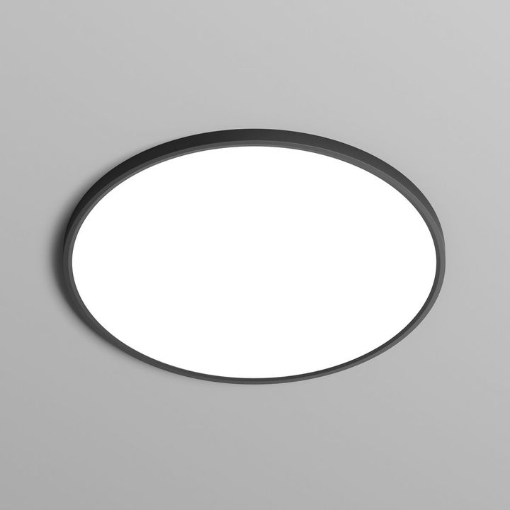 Потолочный светодиодный светильник Denkirs Thin DK6524-BK