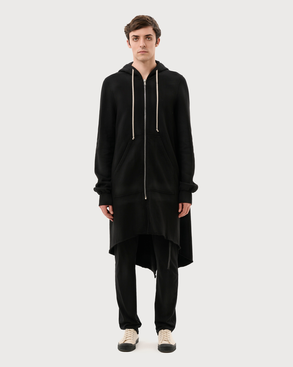 RICK OWENS DRKSHDW ХУДИ ЧЕРНАЯ LIDO FISHTAIL PARKA