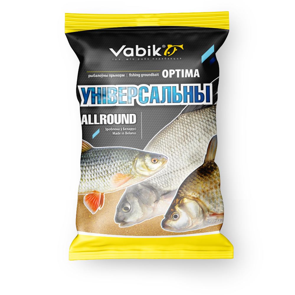 Прикормка Vabik Optima Allround "Универсальная" (серо-коричневая), 1кг