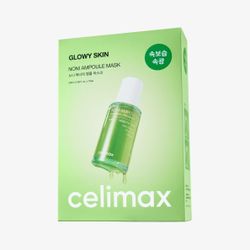 CELIMAX Тканевая маска с экстрактом нони Glowy Skin Noni Ampoule Mask (10 шт)