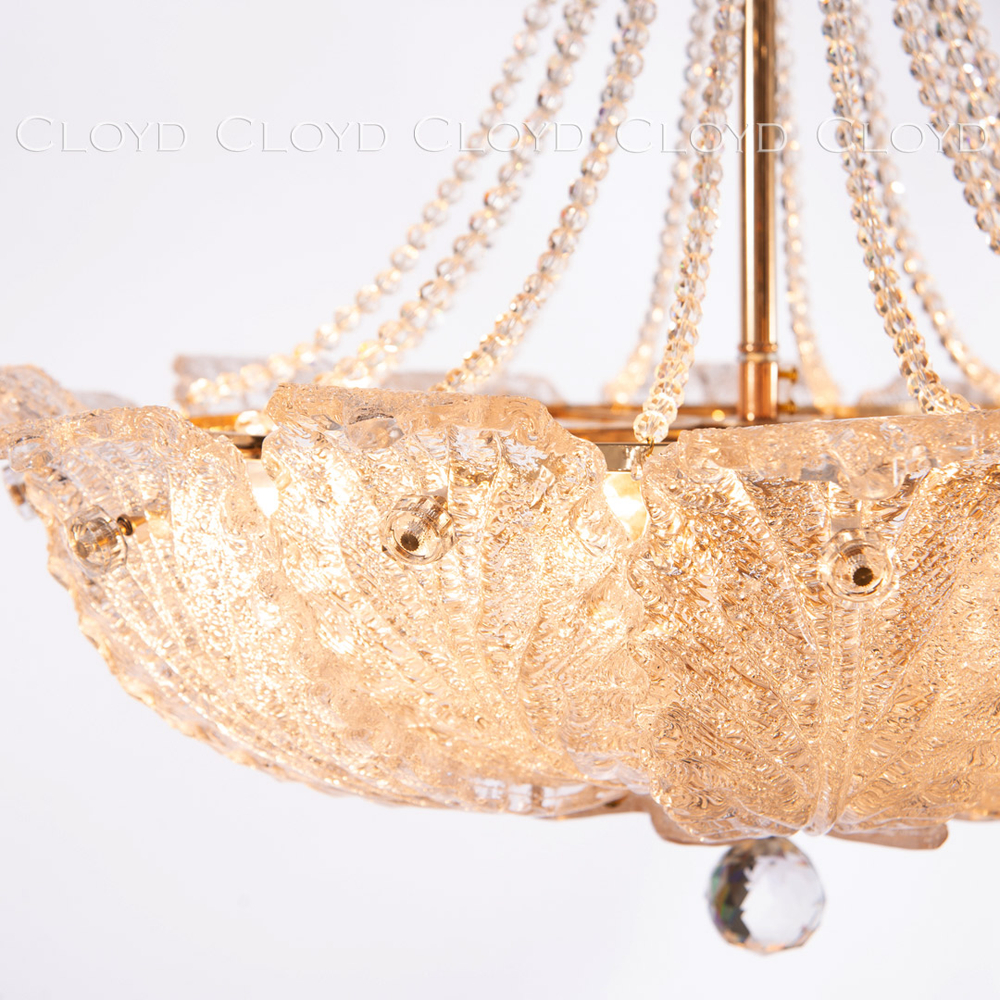 Люстра Cloyd HERBARY-A C7 / Ø53 см - золото (арт.10821)