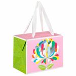 Пакет-коробка подарочный (1 штука) "Цветок", 15х9х11 см, тиснение фольгой, ламинация, 90074