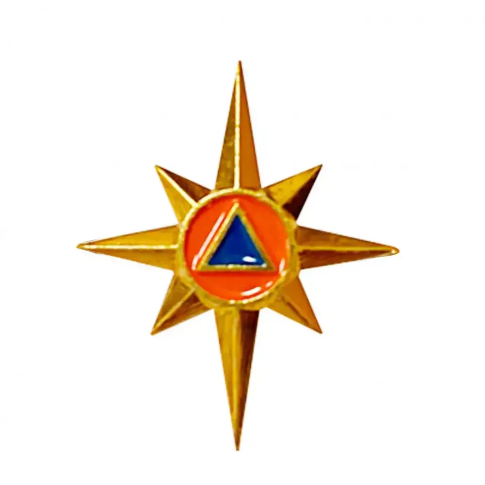 Значок флажок на пимсе (фрачник) малый МЧС