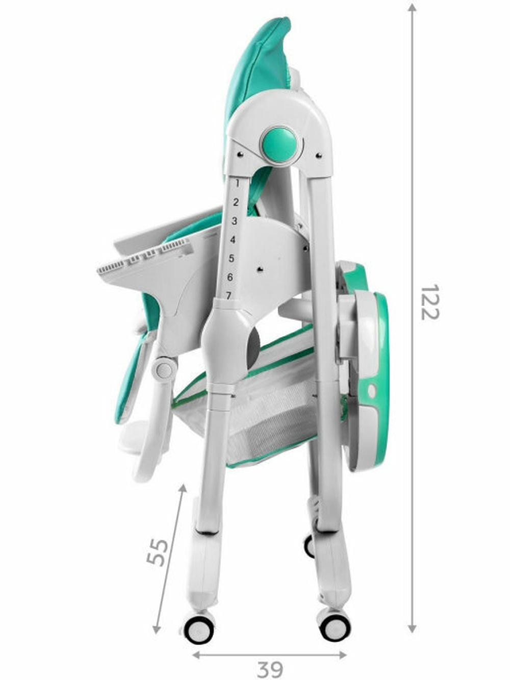 Стульчик для кормления BABY TILLY Trusty T-653 Mint Green