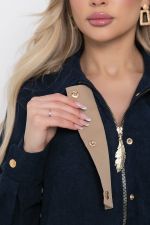 Платье вельветовое "Чувство стиля" (синее) П8585 LT Collection