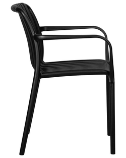 Стул обеденный DOBRIN WALTER ARM, черный (B-03)