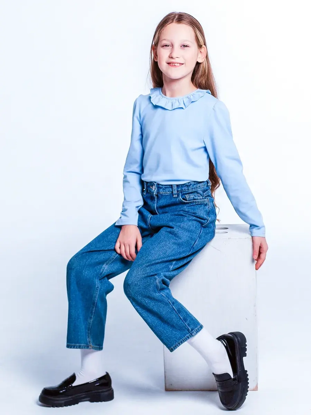 Водолазка для девочки школьная