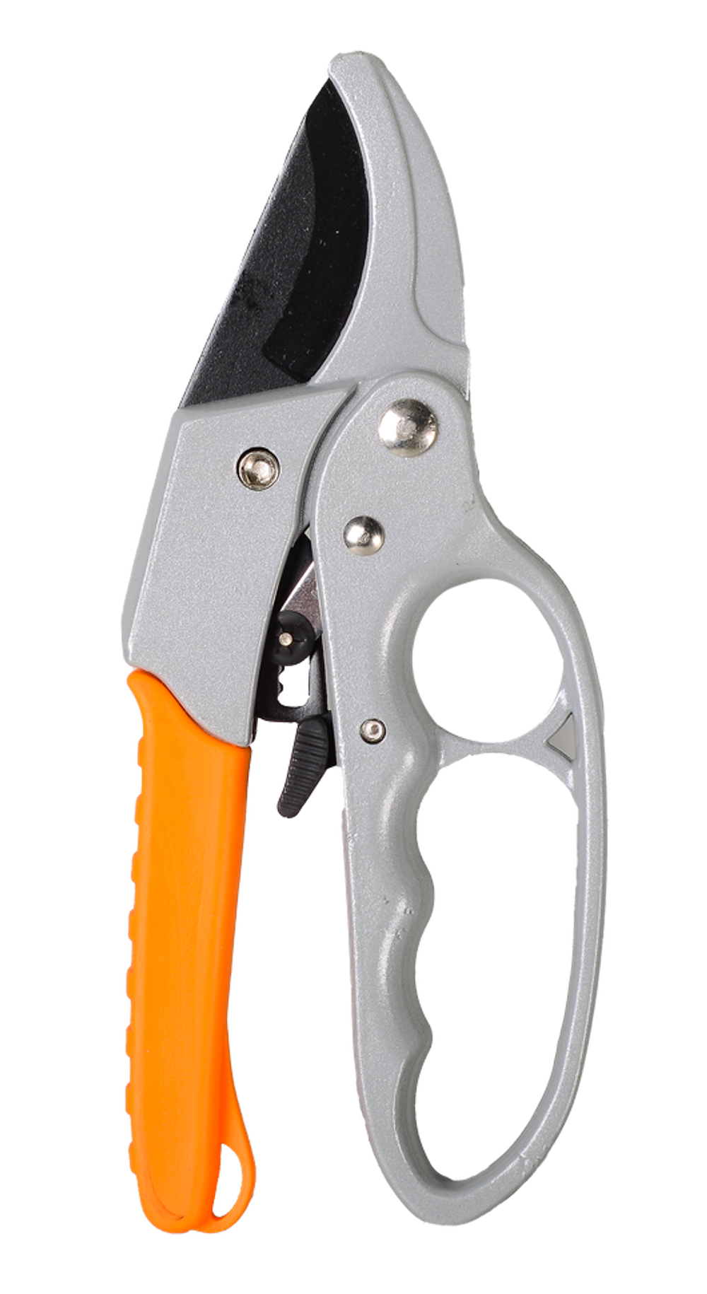 Секатор ВИХРЬ 200мм (возвратная пружина, храповый механизм, тефлоновое покрытие, обрезиненные рукоятки)