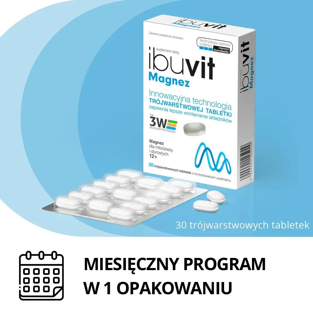 Диетическая добавка Ибувит Магний, 30 таблеток