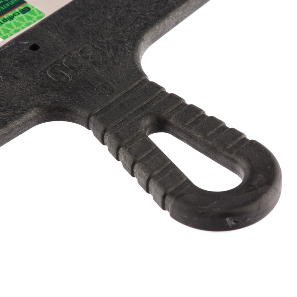 Шпатель 350мм, зуб 10х10мм, из нержавеющей стали, пластмассовая ручка, Сибртех, 85507