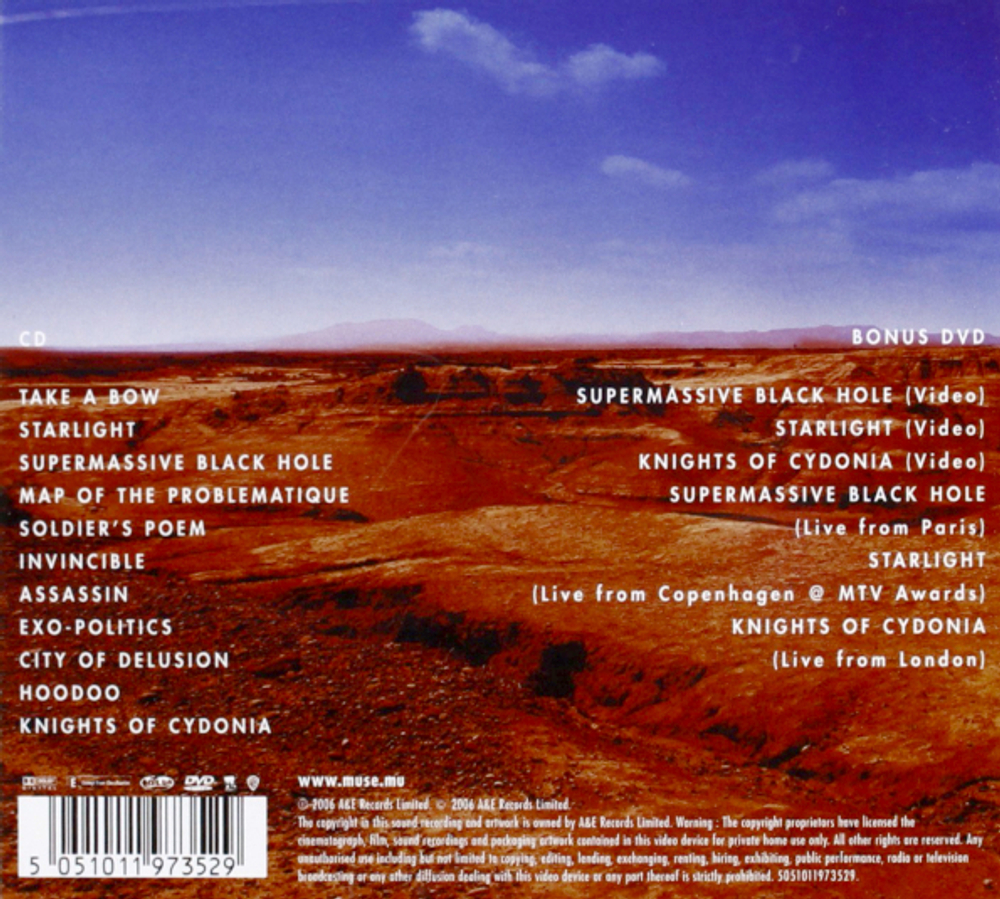 Muse / Black Holes And Revelations (Deluxe Edition)(CD+DVD)