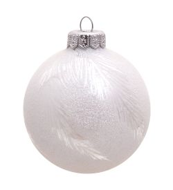Элита НФШ-1623 Ел.украшение Шар «Снежный» 85 мм