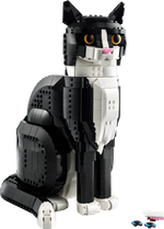 Конструктор Лего Айдиас Кот 21349 | LEGO Ideas Tuxedo Cat 21349 коллекционная модель чёрно-белого кота 1710 деталей 18+