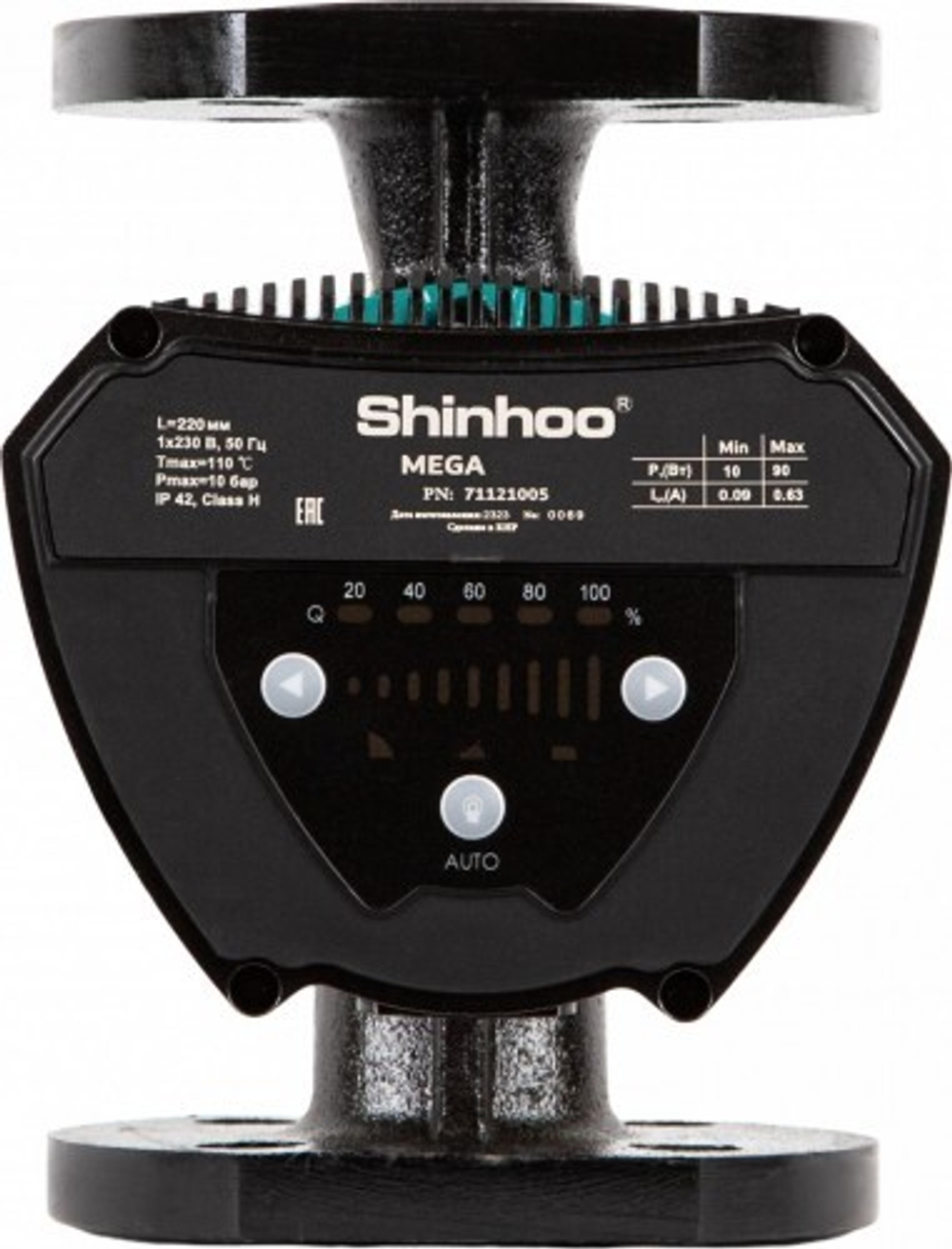 Насос циркуляционный SHINHOO MEGA 40-10F 71121006