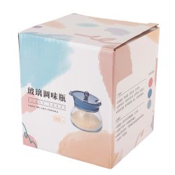 Емкость для сыпучих продуктов с ложкой (стекло, полипропилен) V= 260 мл (подарочная упаковка)