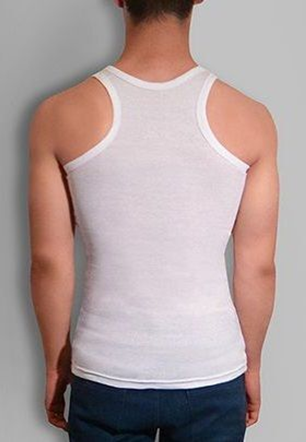 Хлопковая майка Gentlemen (Размер: XL) (Цвет: белый)