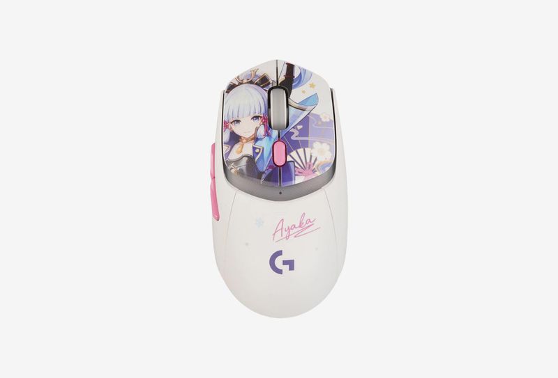 Мышь беспроводная Logitech G309 LIGHTSPEED Ayaka Special Edition белый, розовый