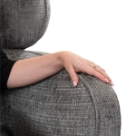 Кресло Bradex Home KING серый, шенилл