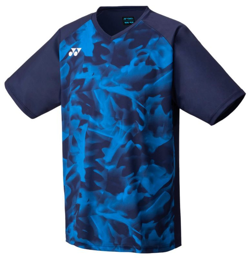 Футболка для мальчика теннисная Yonex Junior Crew Neck - небесный