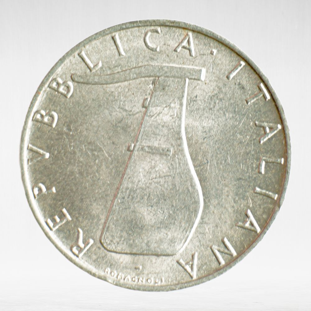 Italy 5 Lire 1978 R "Dolphin", VF