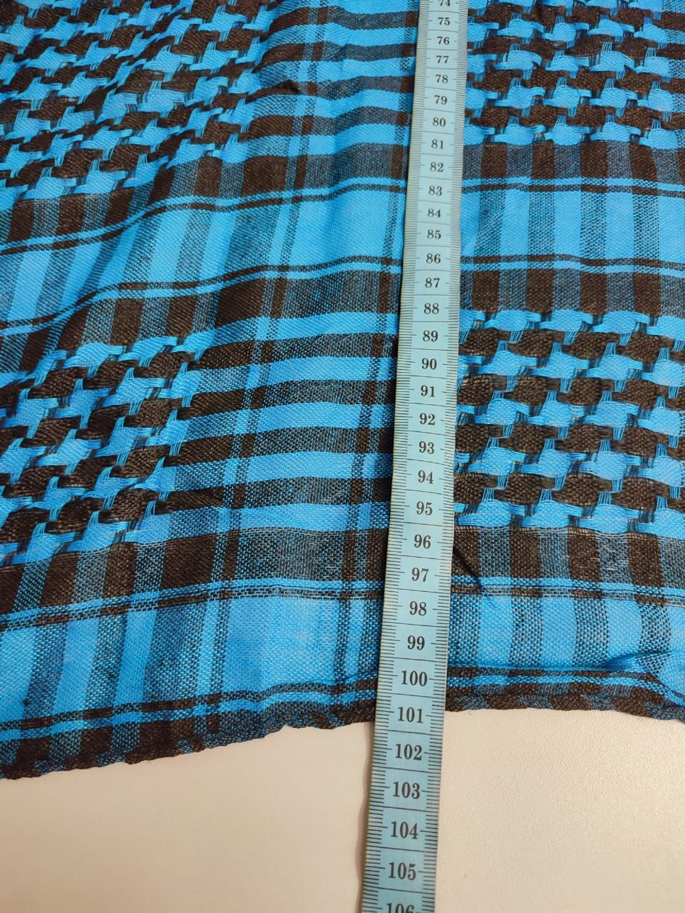 Палантин в клетку