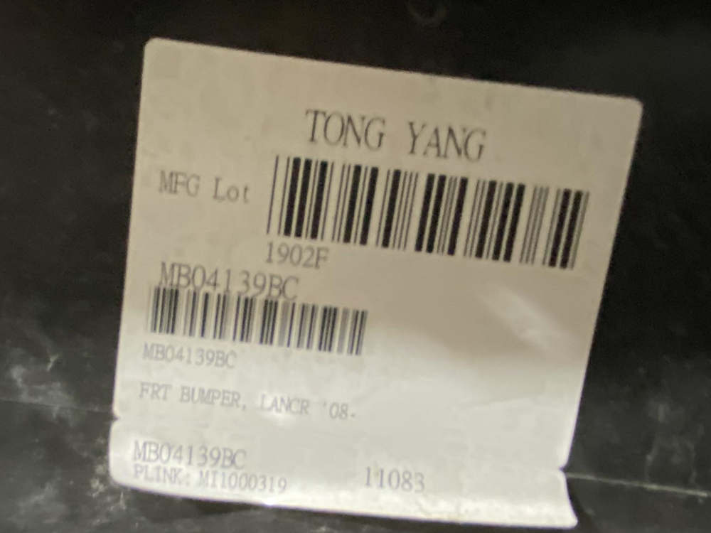 Бампер передний Mitsubishi Lancer 10 X 07-10 Новое  MB04139BC